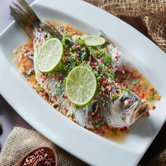 Sea Bass with Hot Chilli — Panda Cook Orpington